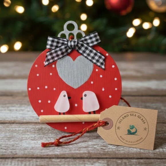 Sea glass christmas ornament - Picture 1 of 3